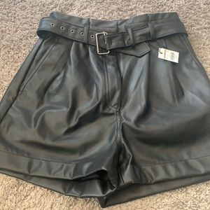 Leather Shorts